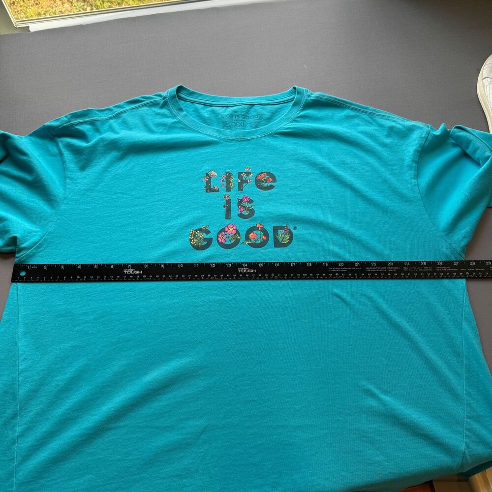 Life Is Good Top Women's XXL Island Blue Relaxed LS Crusher Tee QVC Exclusive - Picture 10 of 13